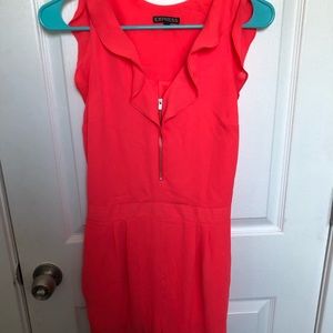 Neon pink romper from Express